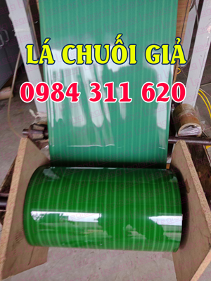 lá chuối giả làm giò chả