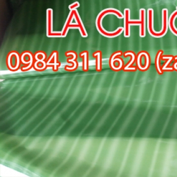 lá chuối nhựa
